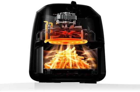 Midea Airfryer MAF20P0BPK – Kompakt, 2 l, 1150 W, ölfreies Frittieren
