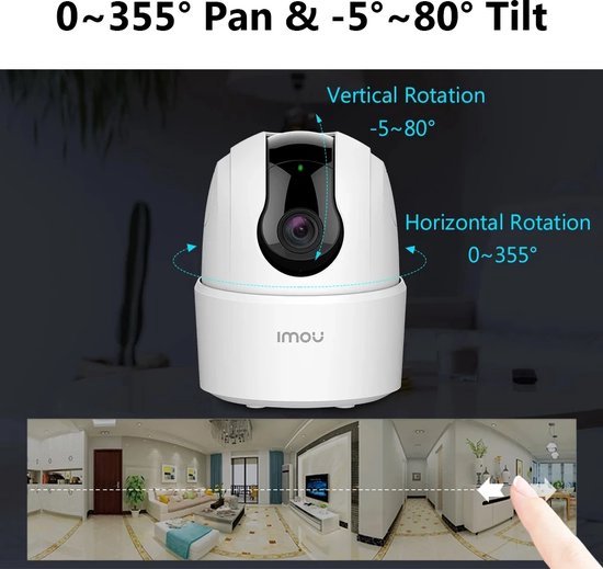 Imou Ranger 2C – Intelligente 1080p-Überwachungskamera mit Personenerkennung, Nachtsicht und kabellosem WLAN für die Heimsicherheit