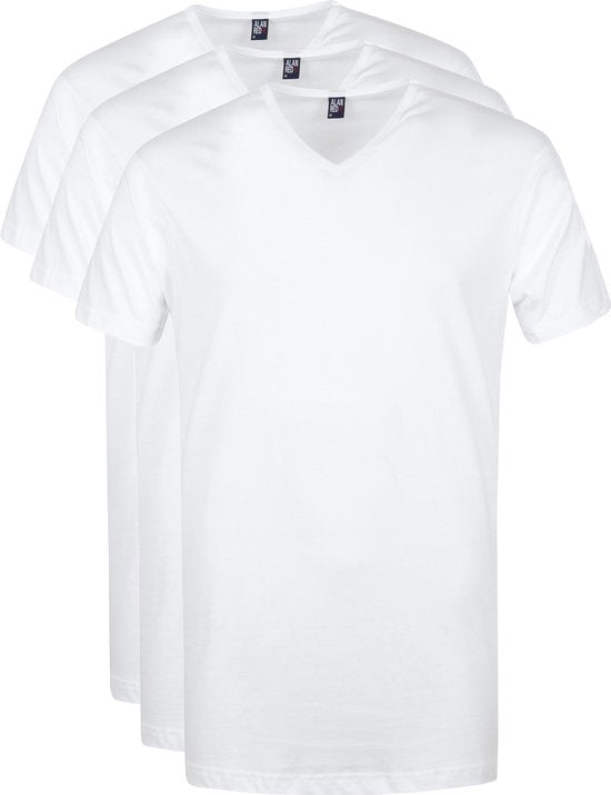 Alan Red – Vermont T-Shirt mit V-Ausschnitt, weiß, 3er-Pack – Herren – Größe XL – Regular-Fit