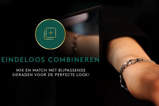 Laura Ferini Damenarmband Prego Silber - Silbergliederarmband - 18K Weißgold vergoldet - Schmuck - Accessoires - Schmuck - Damenarmband