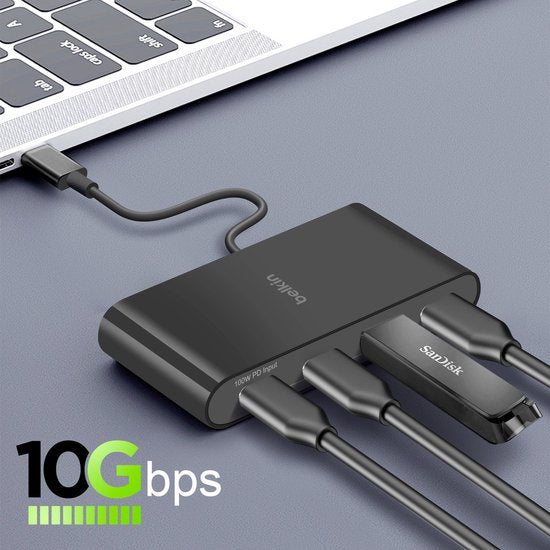 USB-Hub Belkin AVC018BTBK Schwarz