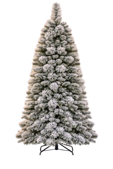 Coast Künstlicher Weihnachtsbaum mit LED-Lichtern - 150 cm - grün/weiß - Winterlook