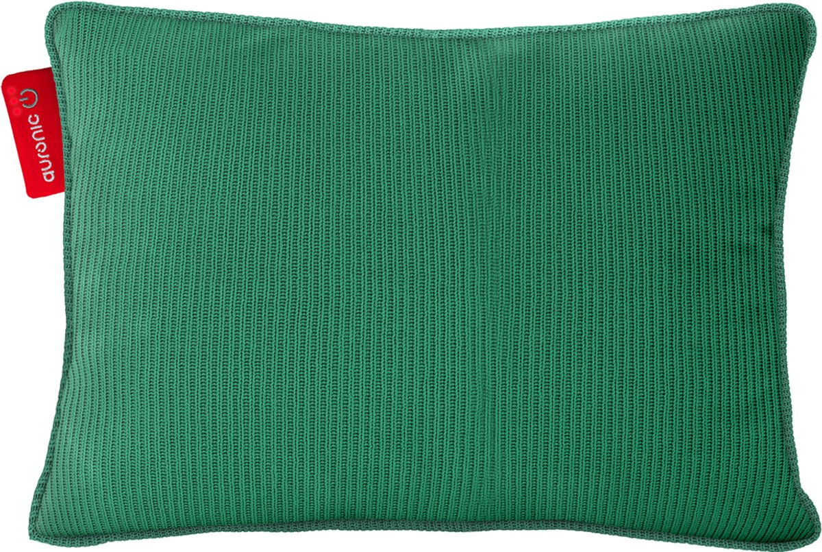 Auronic Wärmekissen - Gestrickt - 45x60 - Kabellos - Wiederaufladbar - Elektrisch - Infrarot - Pastellgrün