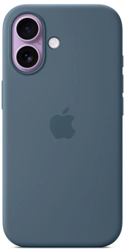 Silikonhülle mit MagSafe für das iPhone 17 – Ankerblau
