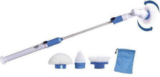 MediaShop Reinigungsbürste Hurricane Spin Scrubber, türkis, 7 Stück
