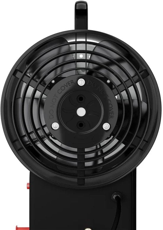 Juskys Gasherd Ventilator - 10kW - 19x36cm - Schwarz