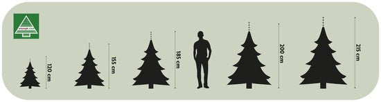 Triumph Tree Sherwood Deluxe Künstlicher Weihnachtsbaum - H120 x Ø94 cm - Grün