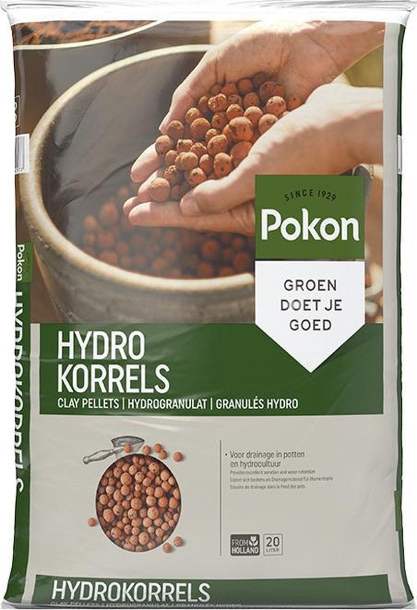 Pokon Hydro Körner - 20l - Lehmkörner - Gut für die Drainage