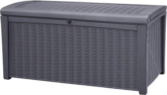 Keter - Borneo Aufbewahrungsbox - 416 Liter - 129,5 x 62,5 x 70 cm - Anthrazit