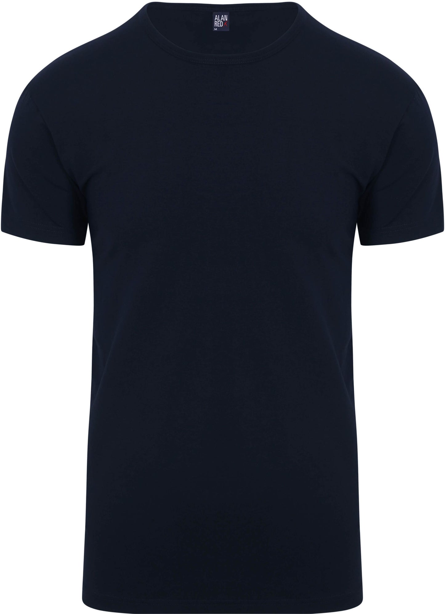 Alan Red - S - Ottawa T-Shirt im Doppelpack - Stretch - Herren - Navy