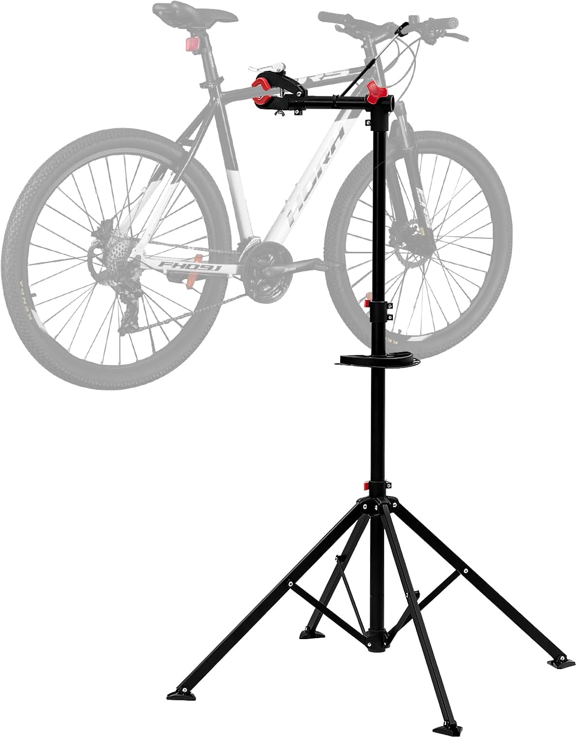 WOLTU Fahrrad-Montageständer Schwarz – 105–185 cm verstellbar – um 360° drehbar – bis zu 25 kg