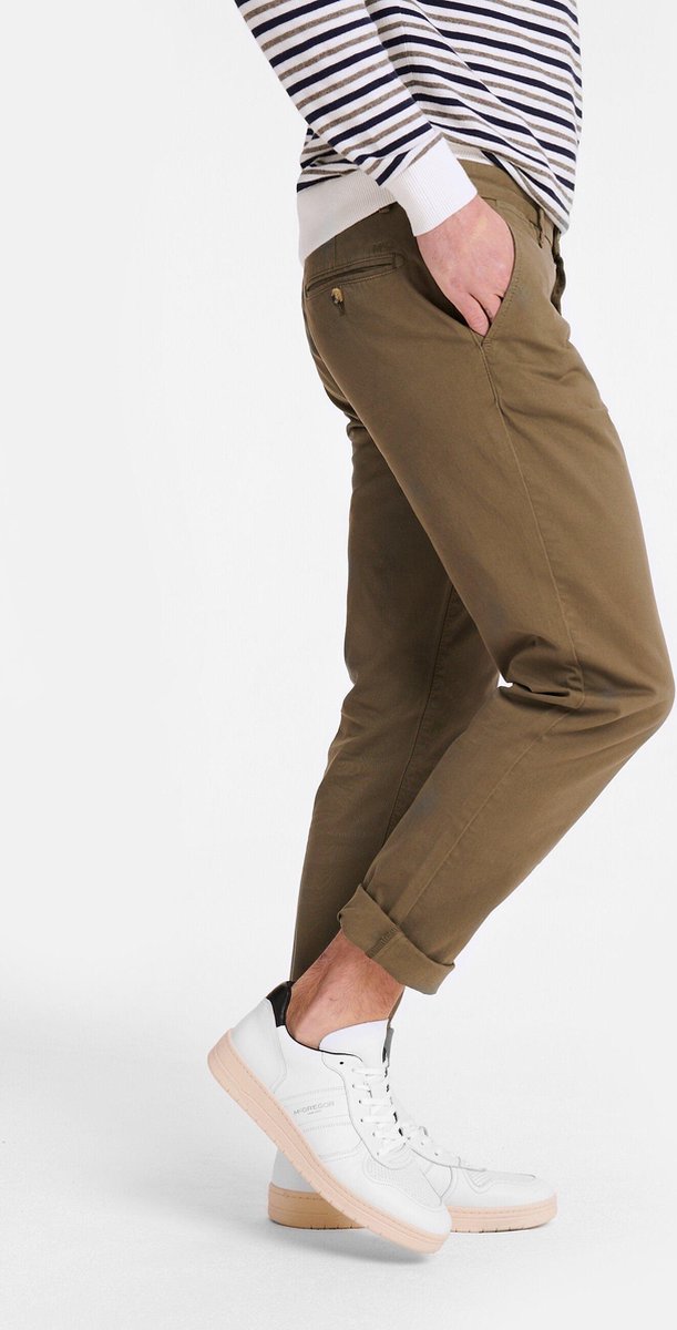 McGregor - Regular Fit - Chino - Garment Dyed - Braun - Größe W32 - L34