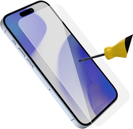 Behello Displayschutzfolie iPhone 16 Pro Max - Hochschlagfestes Glas