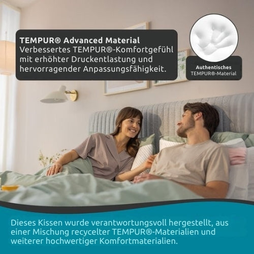 TEMPUR - 2er-Set TEMPUR Prima SmartCool Pillows - Kühlendes und druckreduzierendes Schlafkissen - Soft Feel - 60 x 50 cm
