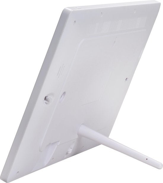 Denver Digitaler Fotorahmen 15,6-Zoll FULL HD - Frameo App - Fotorahmen - 8GB - IPS-Touchscreen - PFF1514 - Weiß