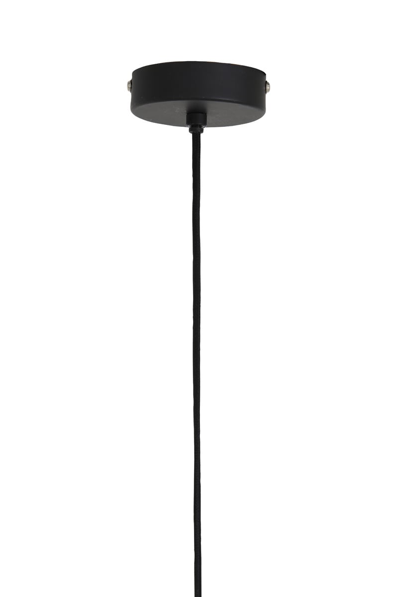 Light & Living KYLIE Pendelleuchte Ø45x32 cm - Schwarz mit Nickel/Gold Details - Modern Industrial - E27