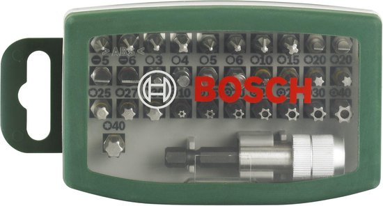 Bosch Schrauberbits-Set mit Farbcodierung – 32-teilig