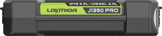 Lokithor Jumpstarter J1350 PRO – 12 V, 1350 A, LiFePO4 – Powerbank 30 W – Für PKW, Benziner bis 6,5 l und Diesel bis 3,5 l – LED-Taschenlampe