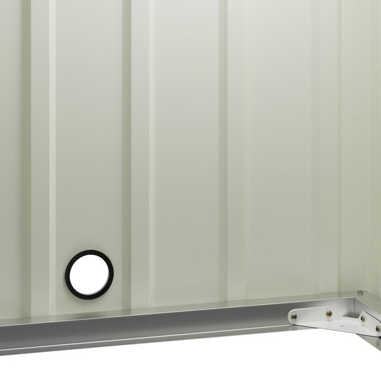 Gardebruk Roboter Mäher Garage - Flachdach Metall 89x90x54cm - Anthrazit