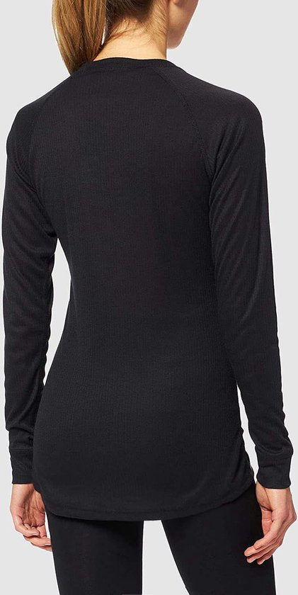 Heat Essentials – Thermo-Unterwäsche für Damen – Thermo-Shirt für Damen – Schwarz – L – Thermo-Bekleidung für Damen – Thermo-Shirt für Damen mit langen Ärmeln