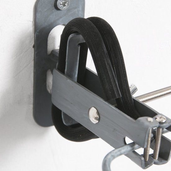 Klemmleuchte und Wandleuchte Gearwood 2752GR Grau, E27-Fassung – Holz und Metall, trendiges Design, dreh- und neigbar, für den Innenbereich geeignet – Mexlite