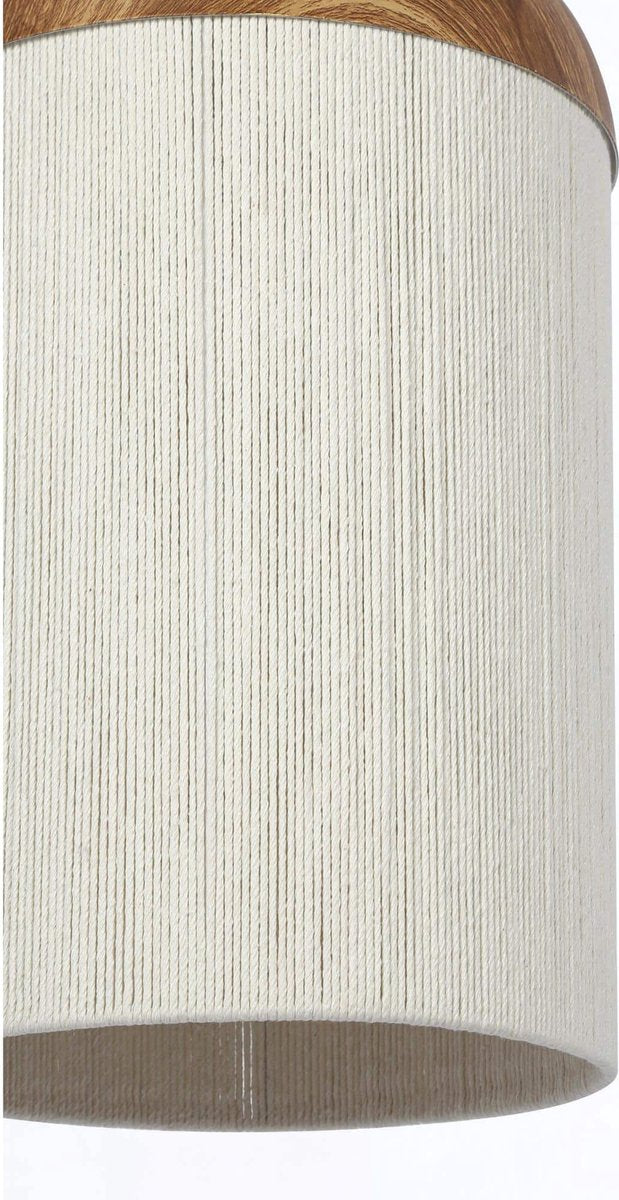 Light & Living Hängeleuchte Dania - Ø27,5x52cm - Modern - Für Esszimmer, Schlafzimmer, Wohnzimmer - Natur/Creme