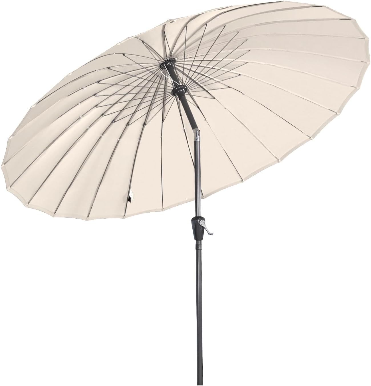 Angel Living Sonnenschirm Rund - Ø250 cm - Massiv - Beige