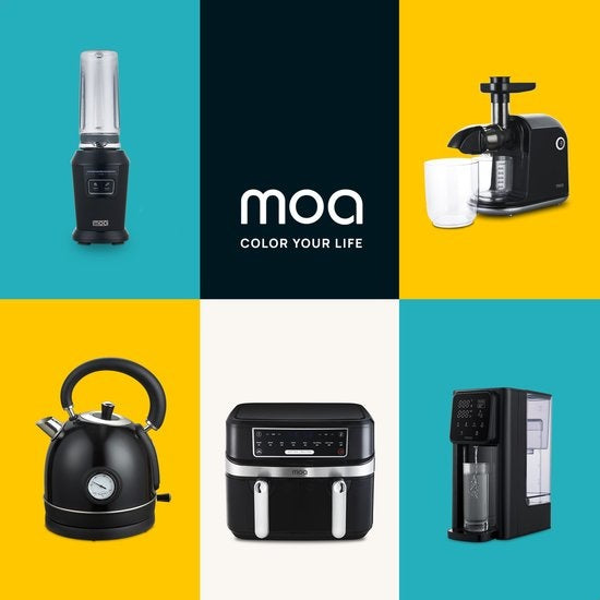 MOA Heißwasserspender - Wasserkocher - Temperatureinstellung - Mengeneinstellung - Digitalanzeige - abnehmbarer Wassertank - 3 Liter - Schwarz- HWD30B