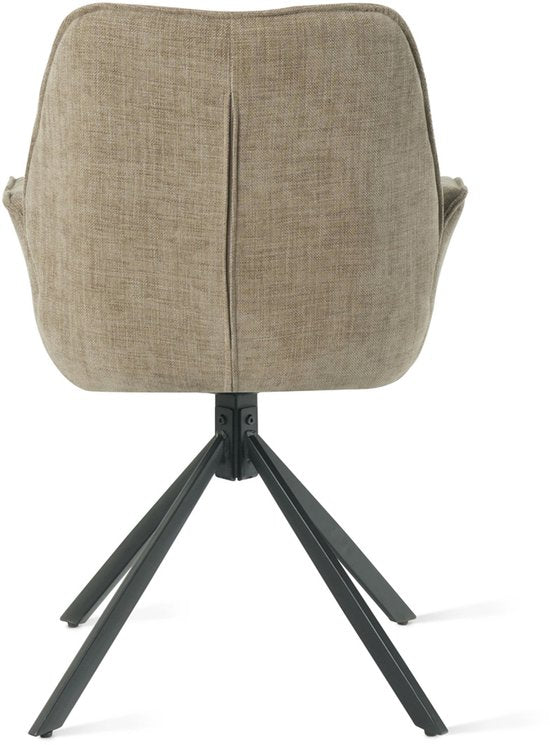 Esszimmerstuhl Lenny Taupe - Giga Furniture - 2er Set