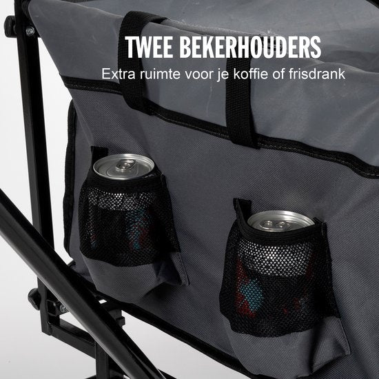 Camp Active - Wagon faltbar - leicht faltbar - kompakte Lagerung - Schwarz