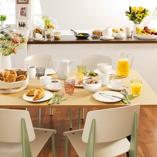 Villeroy & Boch For Me Frühstücksteller 23 cm – Porzellan/weiß