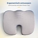 SafeLife Sitzkissen orthopädisch & ergonomisch - Steißbeinkissen - Keilkissen - ergonomisches Sitzkissen