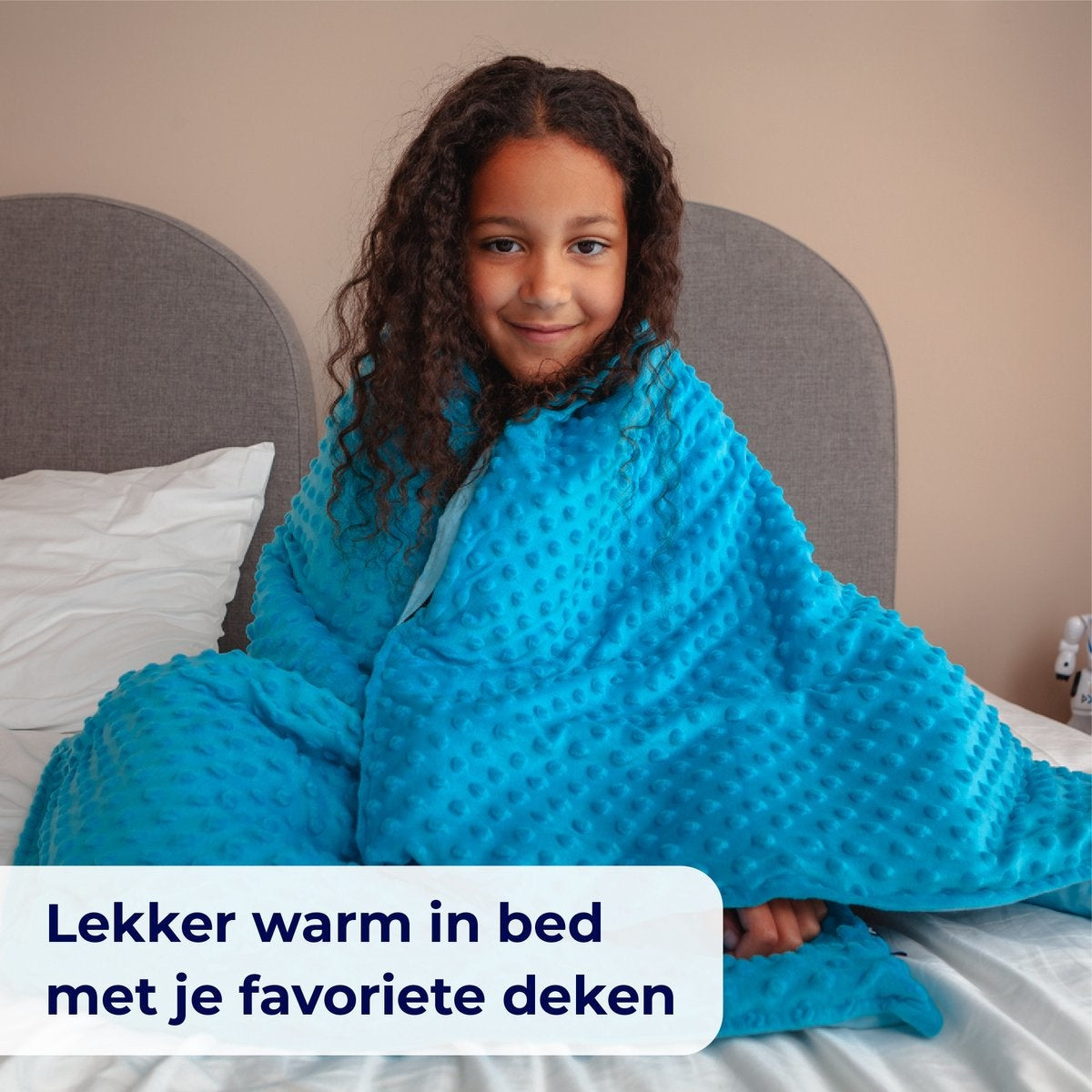 Kalm 4-Jahreszeiten-Decke Kinder 100*150 cm einfarbig