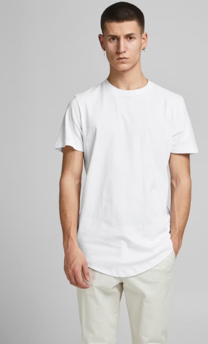 Jack & Jones Essentials Noa - 3er-Pack Herren-T-Shirts - 2x Weiß & 1x Schwarz - 100% Bio-Baumwolle - Größe S