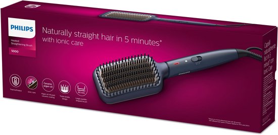 Philips StyleCare Essential BHH885/00 Stylingbürste – Keramikbeschichtung – Ionisierung – ThermoProtect – Dunkelblau
