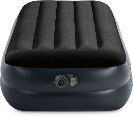 Intex Twin Pillow Rest Raised Luftmatratze mit integrierter Pumpe – 191 x 99 x 42 cm