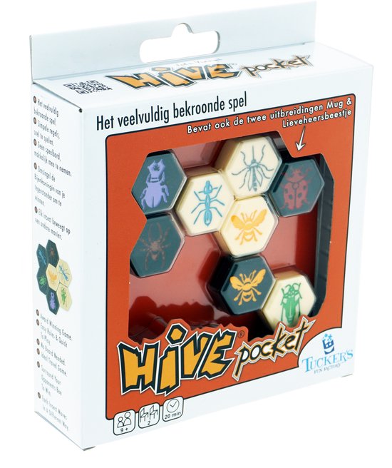 Hive-Reisespiel im Taschenformat – inkl. Erweiterungen „Mücke“ und „Marienkäfer“