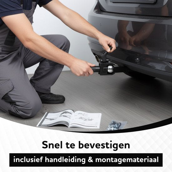 Outbee Fahrradträger - Fahrradträger Elektrofahrräder 2 - Fahrradträger Anhängerkupplung - Mit Nummernschildhalter - Schwarz