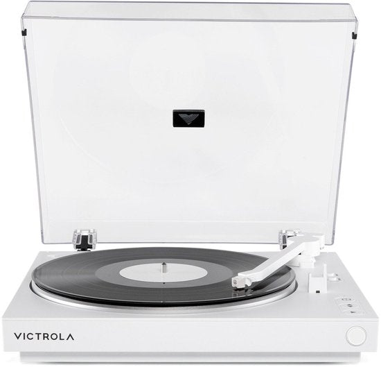 Victrola Automatischer Plattenspieler – Vorverstärker – Bluetooth – Weiß