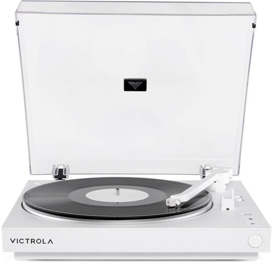Victrola Automatischer Plattenspieler – Vorverstärker – Bluetooth – Weiß