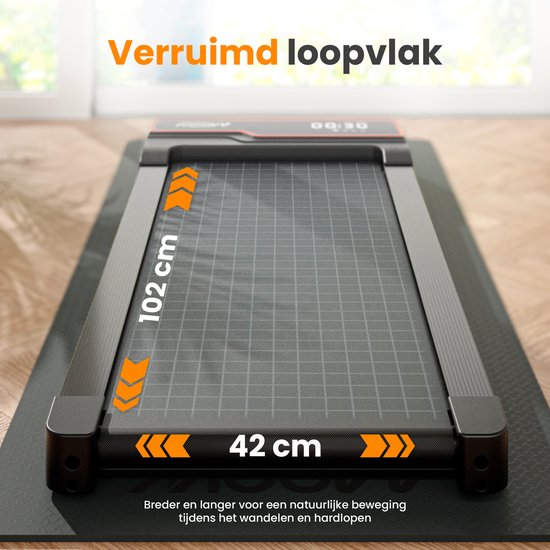 Moovv SmartStep - Laufband für Zuhause 1-6km/h - Walking Pad - Walking Band Office Electric - Fitness