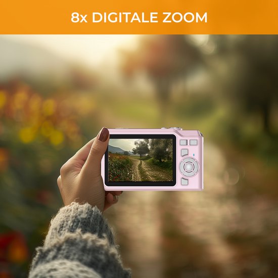 Denver Digitalkamera Full HD - 48MP - Vlog Kamera - Foto & Video - Kamera - DCA4818P