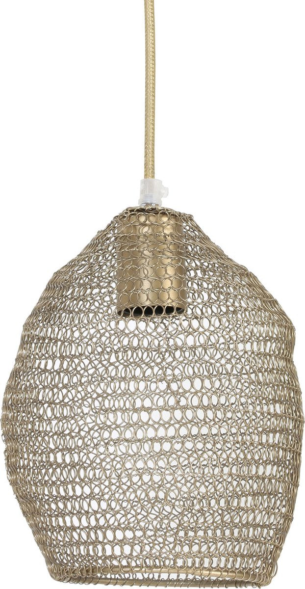 Licht & Wohnen - Hängeleuchte NOLA - Ø18×20 cm - Bronze - Metall