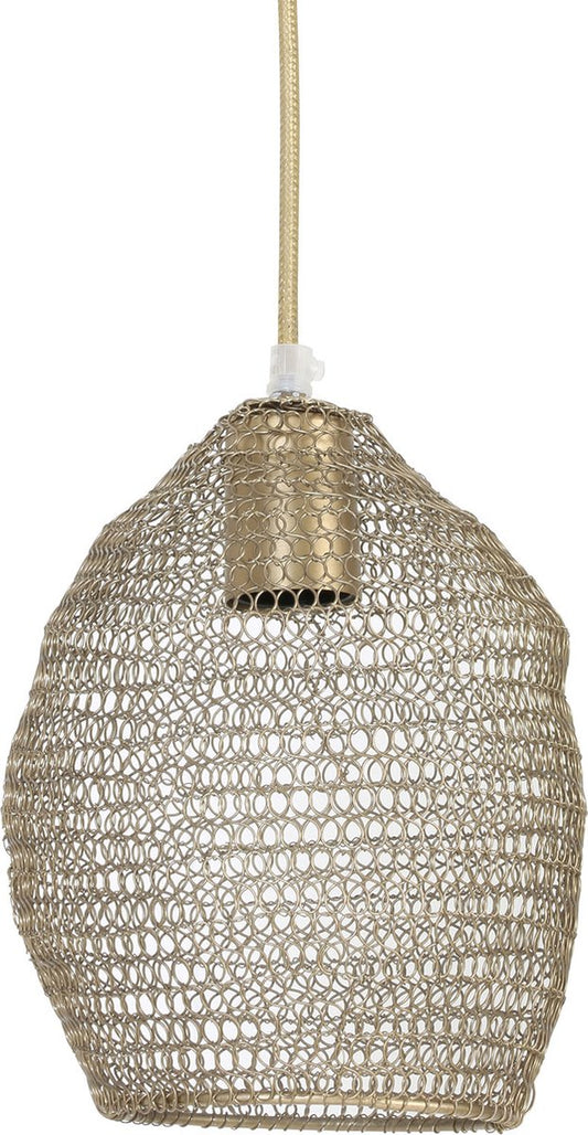 Licht & Wohnen - Hängeleuchte NOLA - Ø18×20 cm - Bronze - Metall