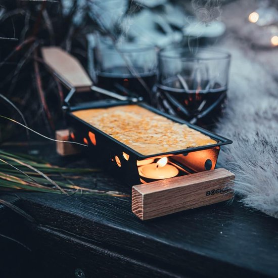 Boska Partyclette Oslo - Raclette-Set - Eiche - Antihaftbeschichtung