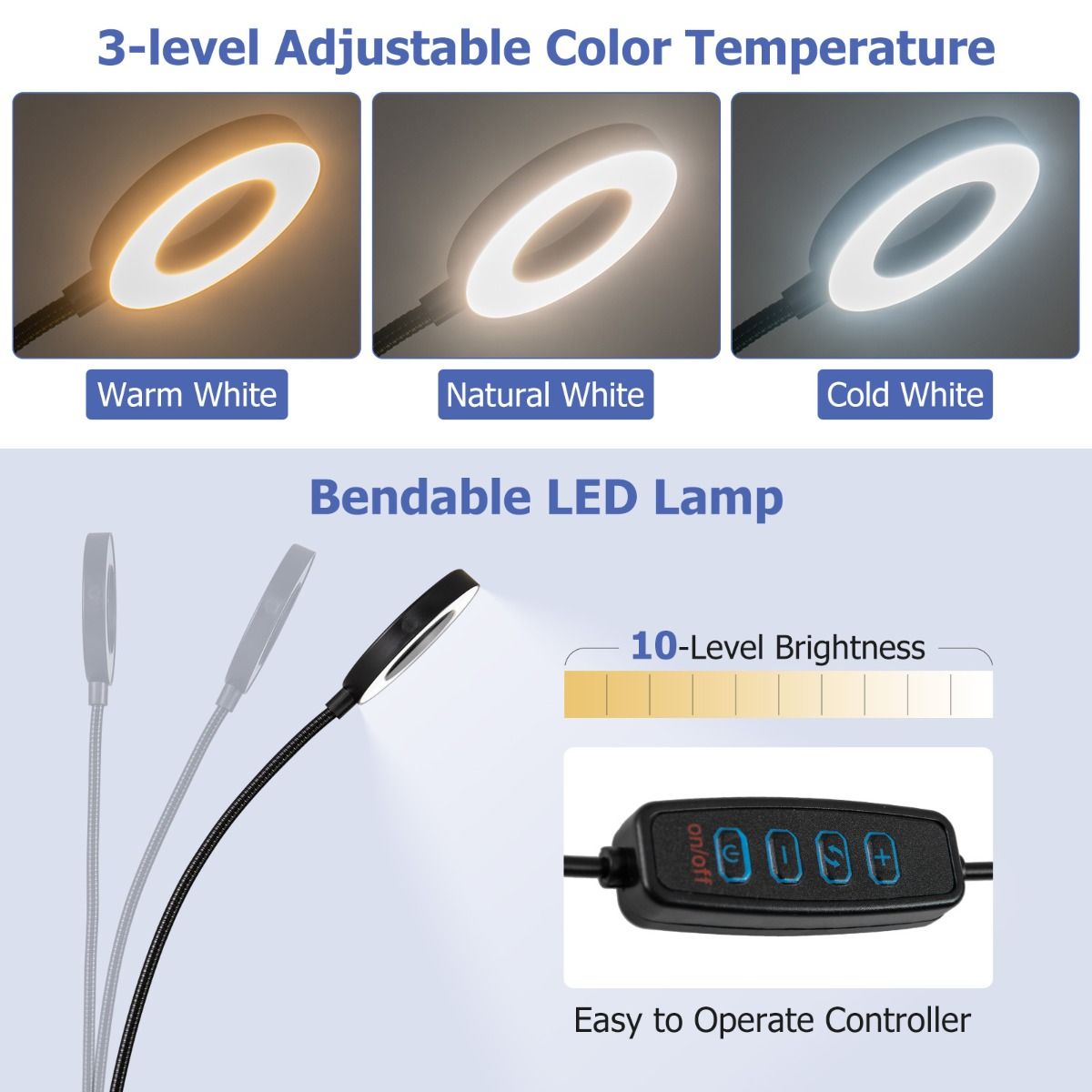 Coast Faltbarer professioneller Manikürtisch - 90 x 40 x 77 cm, Schwarz (Elektrische Staubabsaugung, LED-Lampe, Handgelenkkissen, Tragetasche)