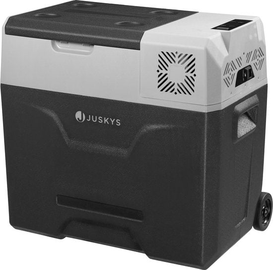 Juskys Elektronische Kühlbox / Kompressor Kühlbox Yukon - 50 Liter - 230 V Anschluss - grau