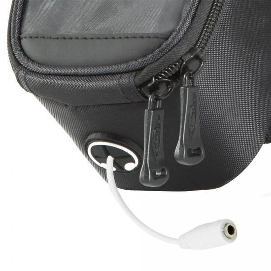tectake - Rahmentasche Fahrradtasche für z.B. Smartphone etc. schwarz blau S 401606
