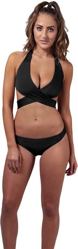 Urban Classics – Bonded-Bikini-Set – M – Schwarz