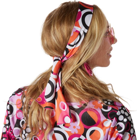 dressforfun - Damenkostüm Hippie Flowerpower - XXL - Kostüm Karneval - Halloween - Verkleiden - Partykleidung - Karnevalskleidung - Partykleidung